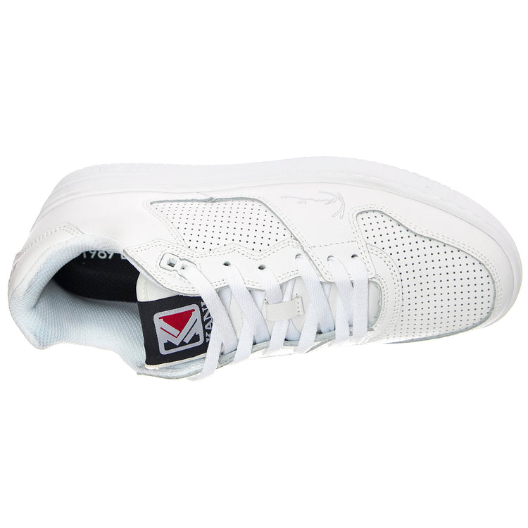 Mens Kani 89 Shoes - All White - Scarpe Stringate Profilo Basso Uomo Bianche KRSKKFWM000001 . KARL KANI 