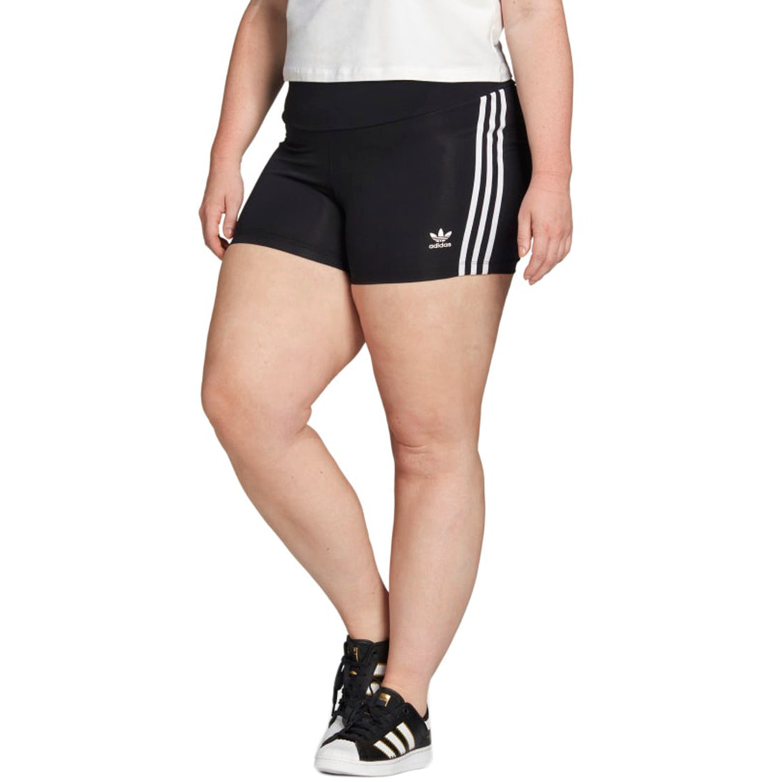 Booty Large Sizes - Pantaloncini Leggings Donna Neri HD4604 . ADIDAS 