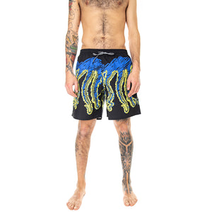 Octopus Draft - Costume da Bagno Uomo Nero / Multicolore 22SOBS11-BLACK . OCTOPUS 