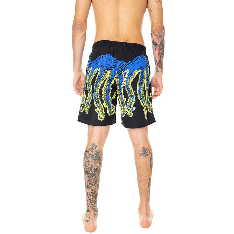 Octopus Draft - Costume da Bagno Uomo Nero / Multicolore 22SOBS11-BLACK . OCTOPUS 