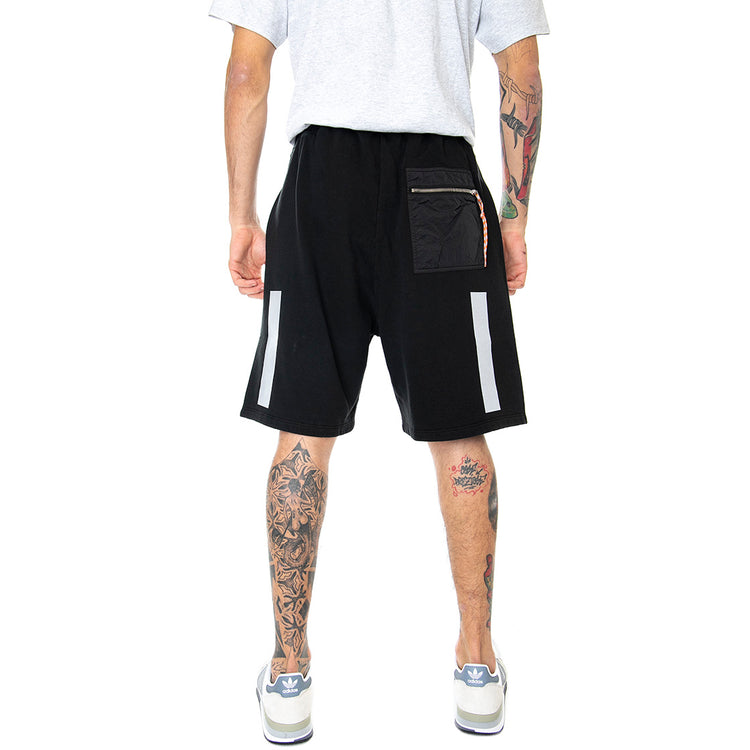 Hybrid - Bermuda Uomo Neri SRAR30155-BLK . ARIES 