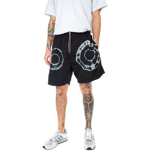 Tie-Dye Windcheater - Bermuda Uomo Neri SRAR30601-BLK . ARIES 