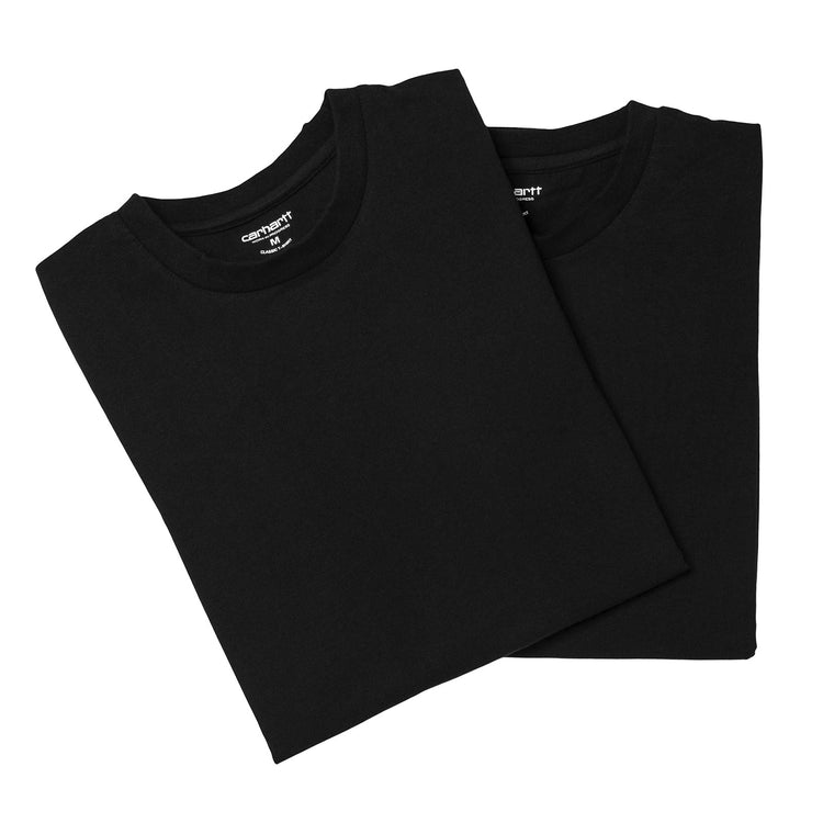 Standard Crew Neck Tee - Black - Maglietta Girocollo Uomo Nera I020460.933.00.03 . CARHARTT WIP 