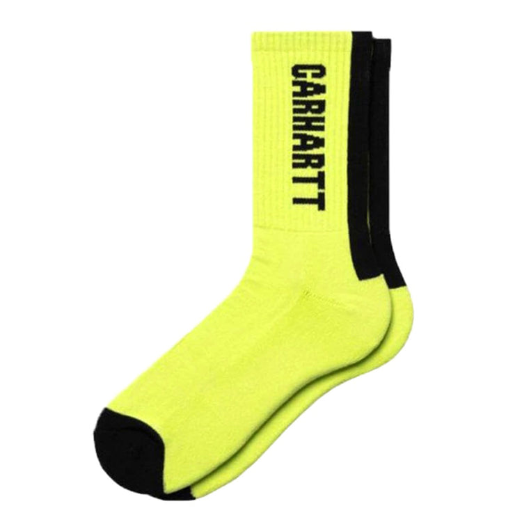 Turner Socks Lime / Black - Calzini Gialli / Neri I027707.09E.90.06 . CARHARTT WIP 