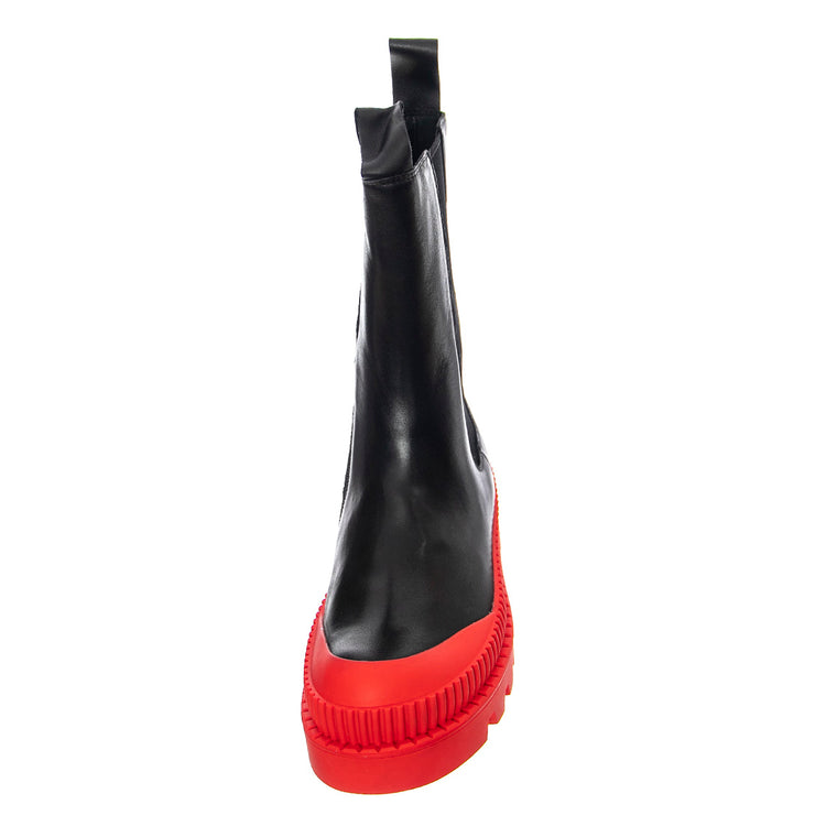 Womens Trecking Black / Red Boots JCSJC97021-BLA . JEFFREY CAMPBELL 