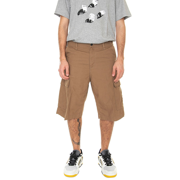 Regular Cargo Short Buffalo Rinsed - Bermuda Cargo Uomo Marroni I028246-1CM02 . CARHARTT WIP 