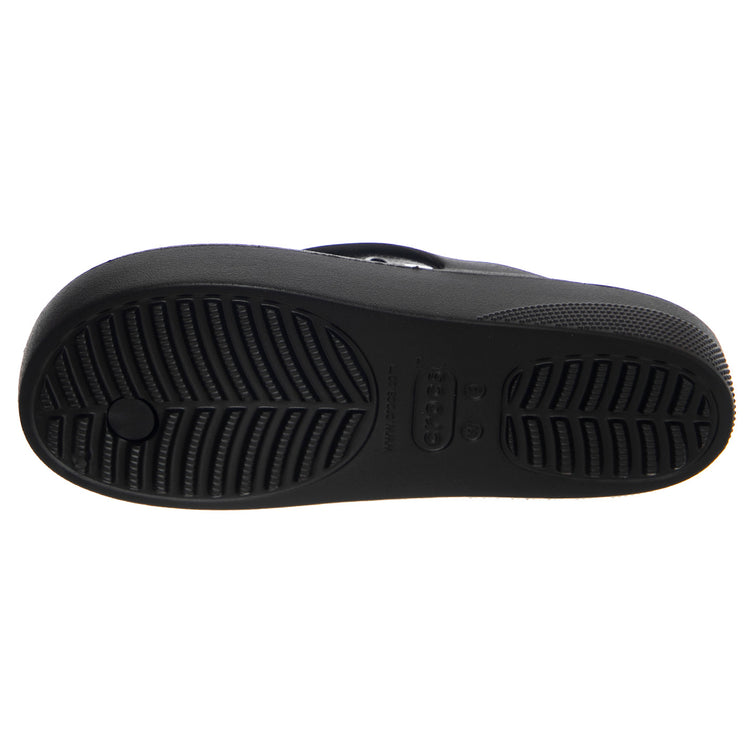 W' Classic Platform Flip Black - Sandali Donna Neri CR.207714-BLK . CROCS 
