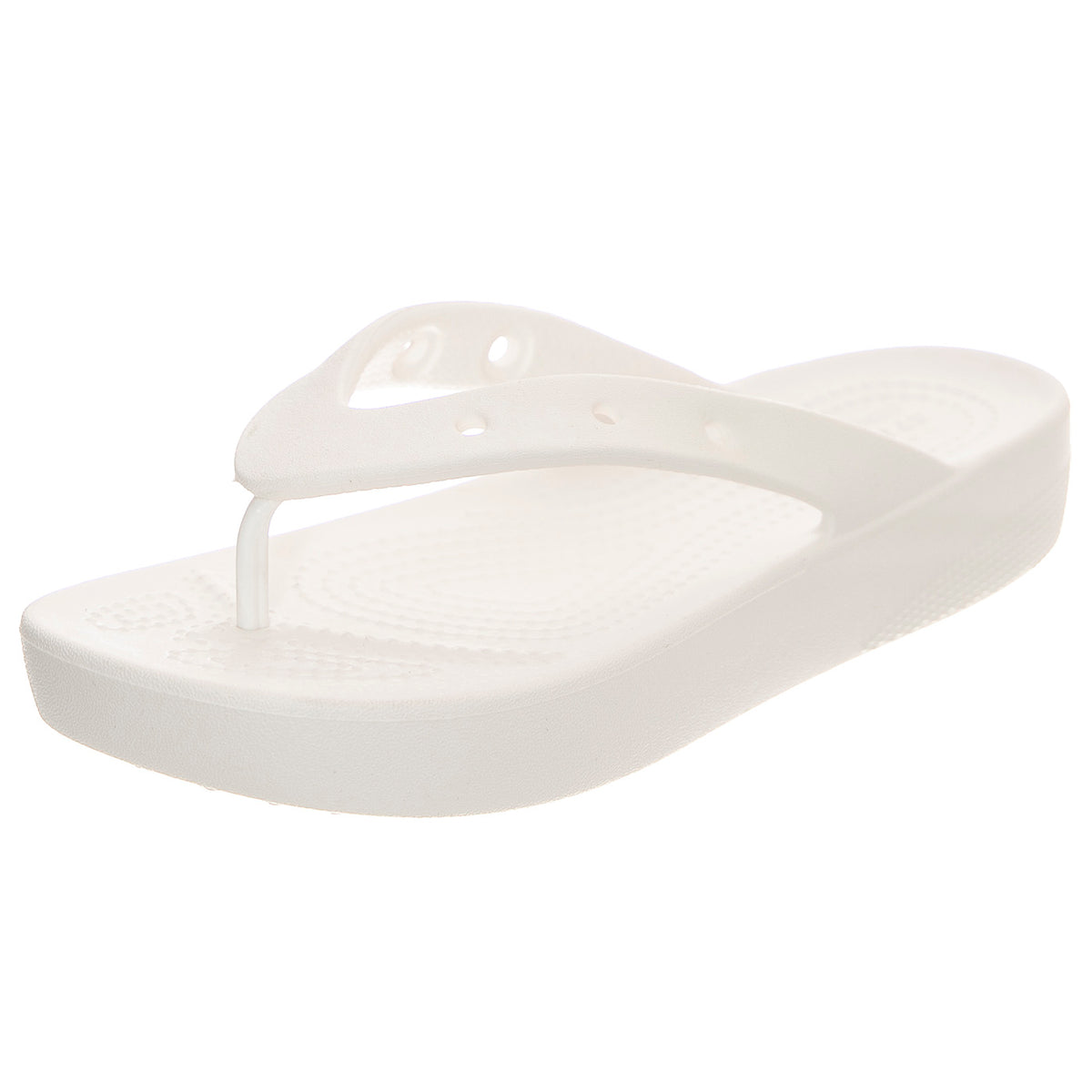 W' Classic Platform Flip White - Sandali Donna Bianchi CR.207714-WHI . CROCS 