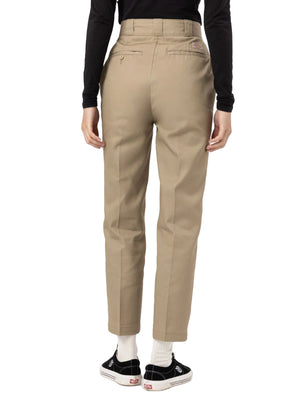 PHOENIX CROPPED REC KHAKI - Pantaloni Donna Beige DK0A4Y5AKHK1 . DICKIES 