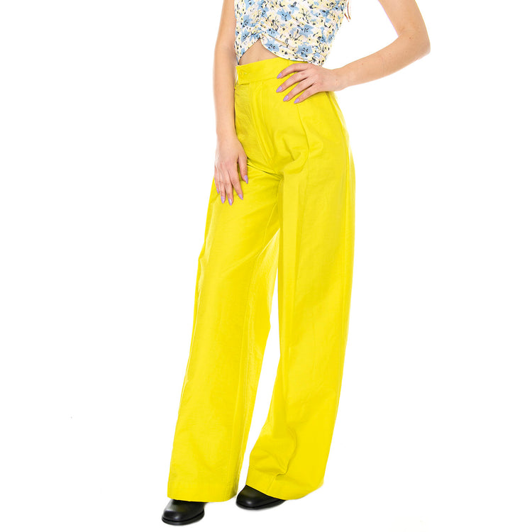 W' W251KORA527W497-160 - Pantaloni Donna Gialla W251KORA527W497- . SKILLS 
