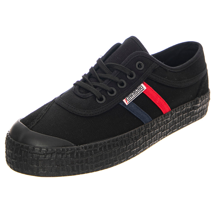 Retro 3.0 Black Solid - Scarpe Stringate Profilo Basso Donna Nere KWS232428-1001S . KAWASAKI 