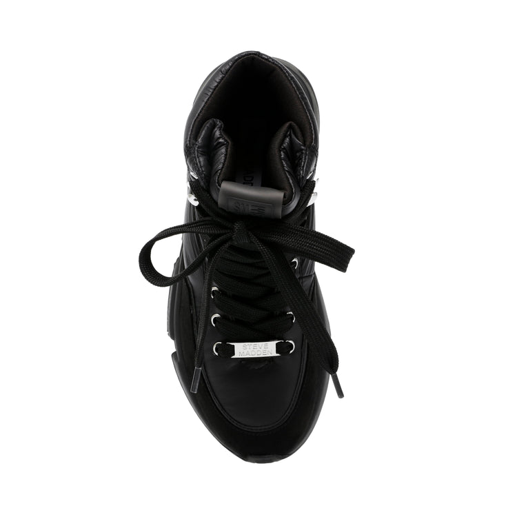 Gameplan Black - Stivaletti Stringati Profilo alla Caviglia Donna Neri SMPGAMEPLAN-BLA . STEVE MADDEN 
