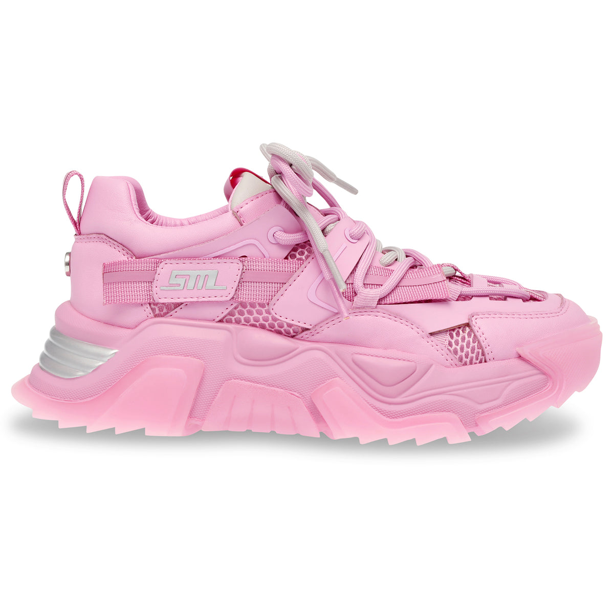 Kingdom Pink / Pink Mesh + PU - Scarpe Stringate Profilo Basso Donna Rosa SMPKINGDOM-PNKPNK . STEVE MADDEN 