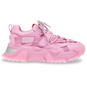 Kingdom Pink / Pink Mesh + PU - Scarpe Stringate Profilo Basso Donna Rosa SMPKINGDOM-PNKPNK . STEVE MADDEN 