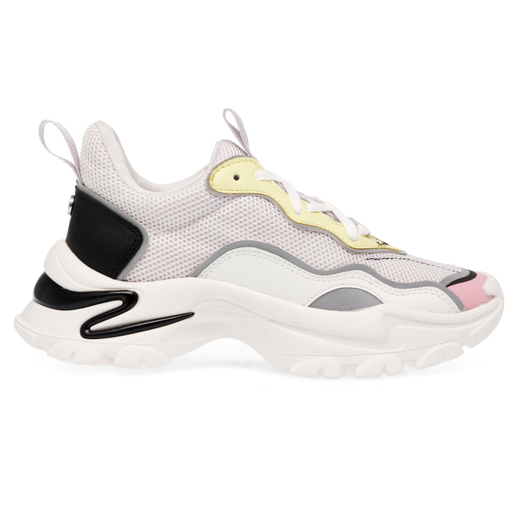 Manerva Black / Bone - Scarpe Stringate Profilo Basso Donna Multicolore SMPMANERVA-BLK . STEVE MADDEN 