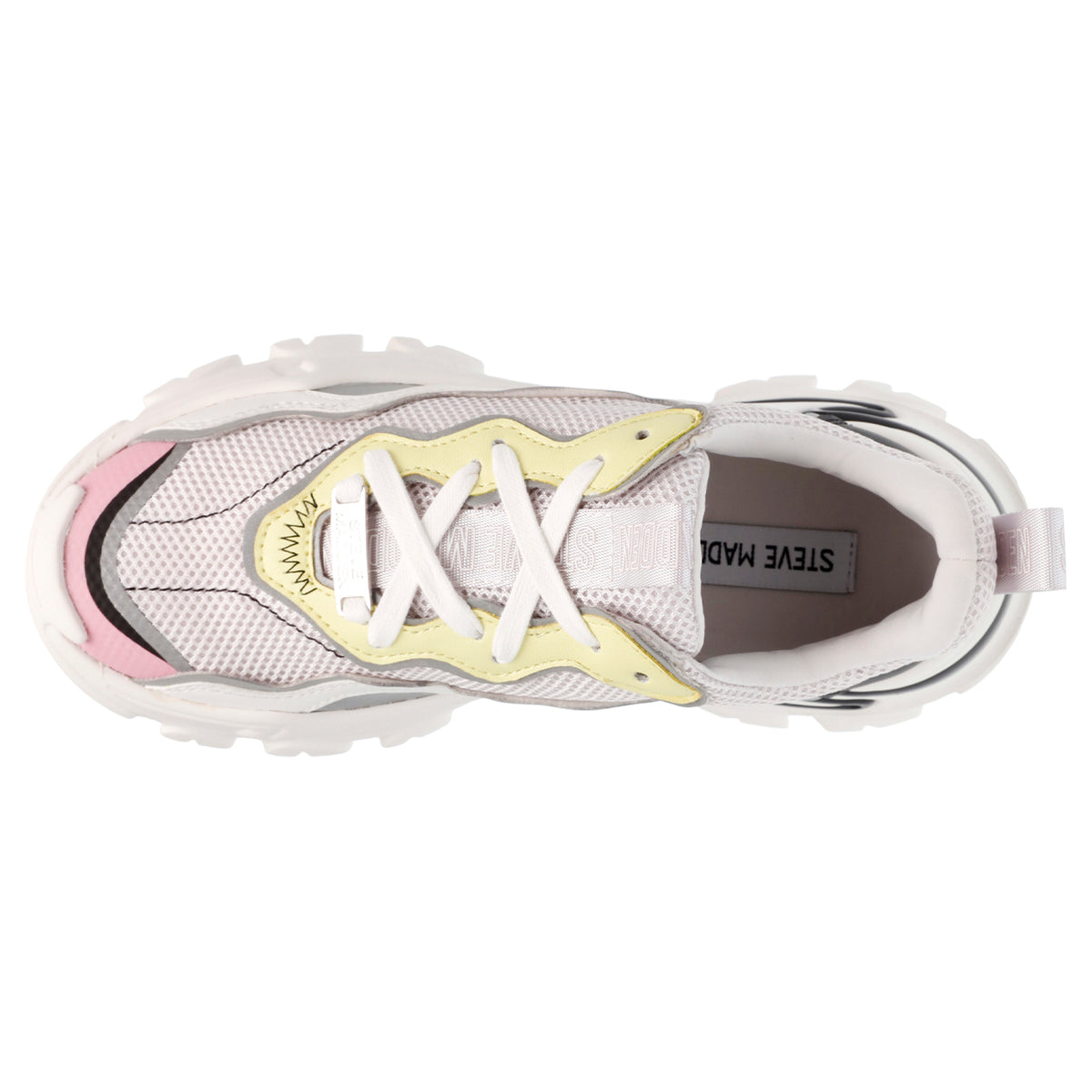 Manerva Black / Bone - Scarpe Stringate Profilo Basso Donna Multicolore SMPMANERVA-BLK . STEVE MADDEN 