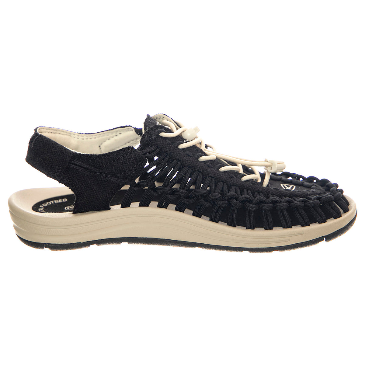 Uneek Canvas W-Black / Birch - Sandali Donna Neri 1028565 . KEEN 