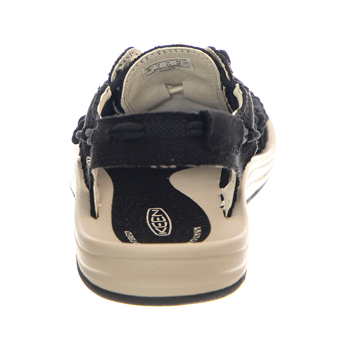 Uneek Canvas W-Black / Birch - Sandali Donna Neri 1028565 . KEEN 