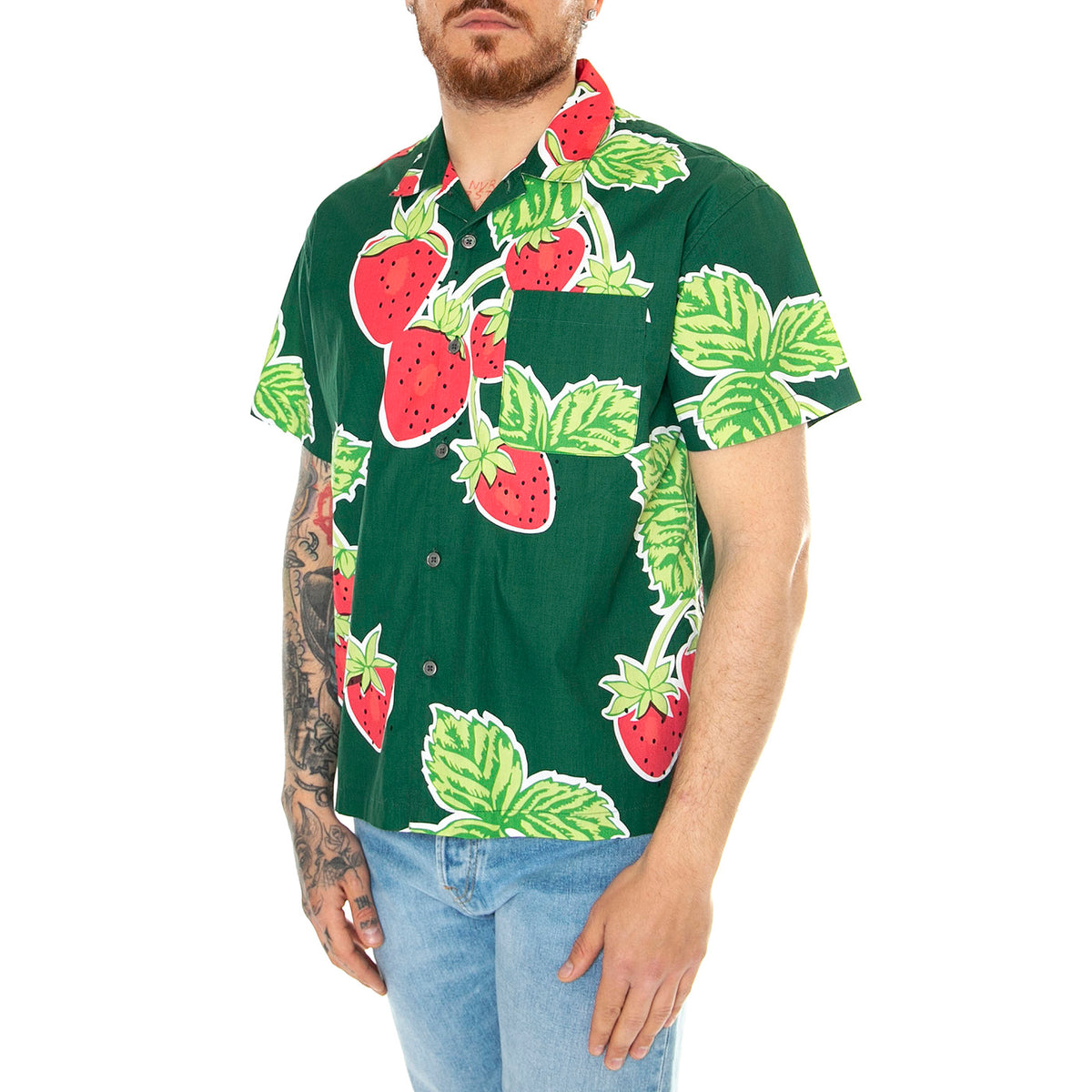 Jumbo Berries Wove S/S Eden Multi - Camicia Maniche Corte Uomo Multicolore 181210395-EDN . OBEY 