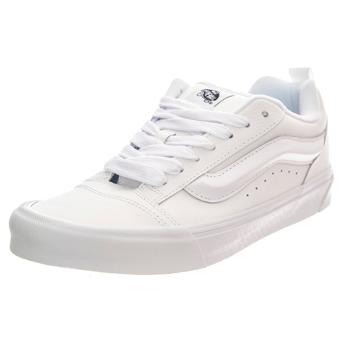 Knu School Leather True White - Scarpe Profilo Basso Uomo Bianche VN0009QCW001 . VANS 