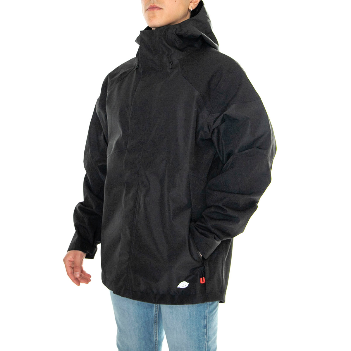 Waterproof Shell Jacket Black - Giacca con Cappuccio Uomo Nera DK0A4YNBBLK1 . DICKIES 
