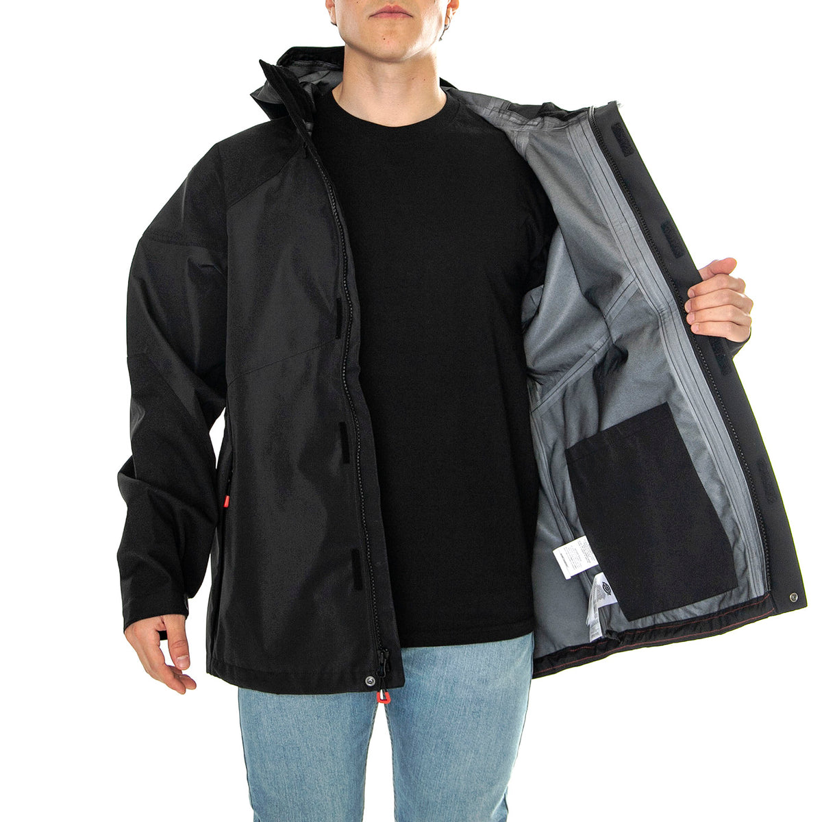 Waterproof Shell Jacket Black - Giacca con Cappuccio Uomo Nera DK0A4YNBBLK1 . DICKIES 