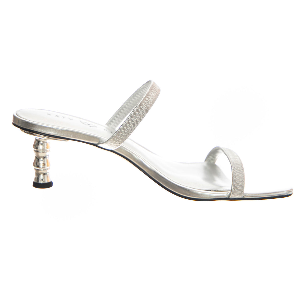 The Minibamboo Two Band Sandal Silver - Sandali Donna Argento KPSKP2928-SILV . KATY PERRY 