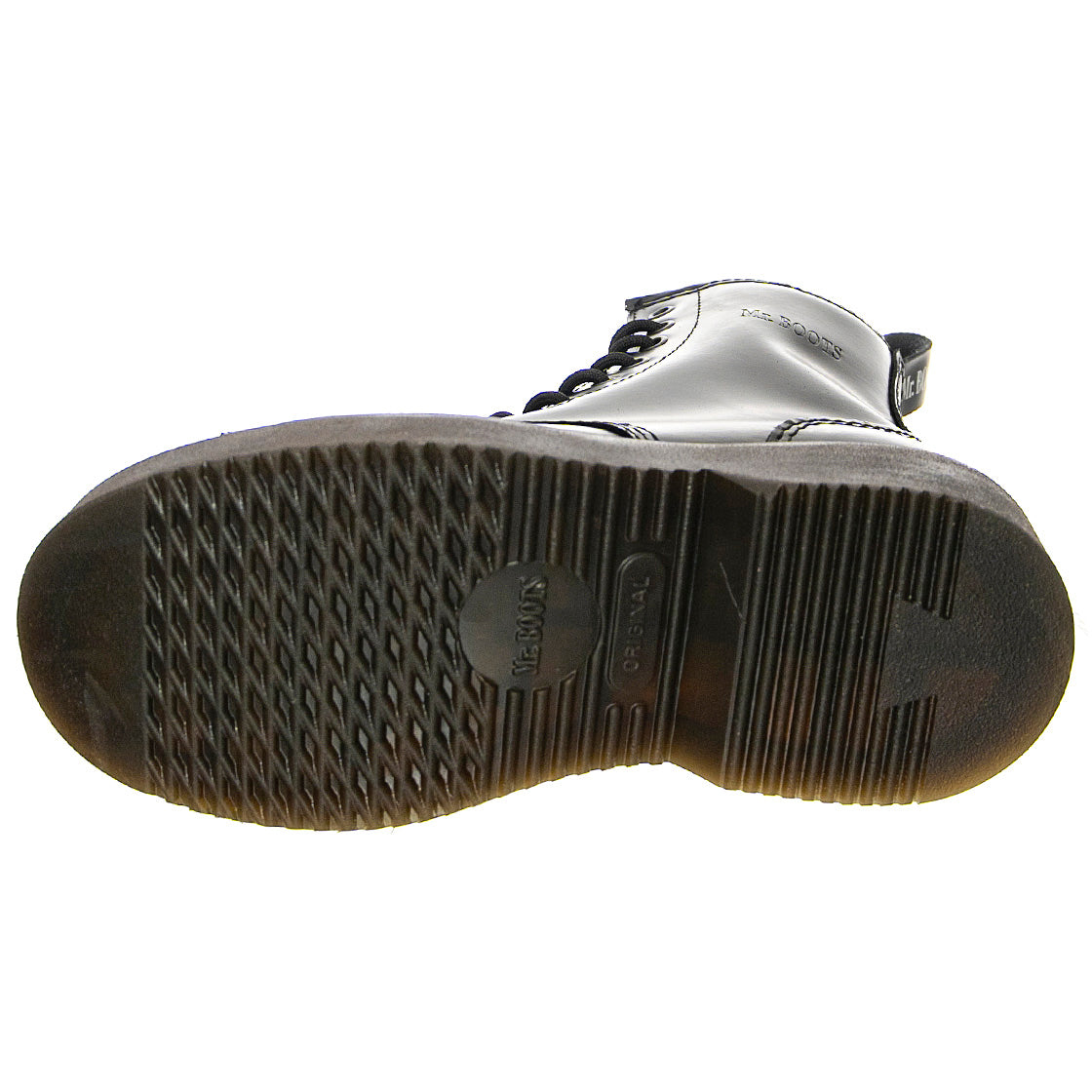 Stripe 08 - Stivali Donna Neri / Smooth Black BTSTSTRIPE08.BKS . MR BOOTS 