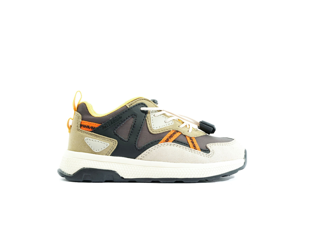 Ax-Eon Looutcity Dusky Green - Scarpe Stringate Profilo Basso Bambino Multicolore PAK58885-377-M . PALLADIUM 