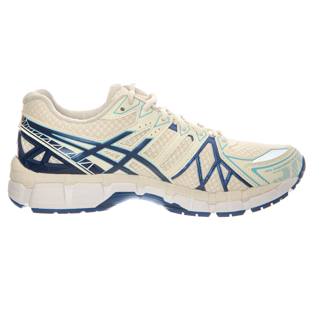 Gel-Kayano 20 Cream / Deep Marine - Scarpe Uomo Multicolore 1203A388-101 . ASICS 