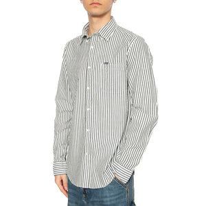 Cresswell Seersucker Shirt Navy - Camicia Uomo Multicolore MSH5577-NAVY . BARBOUR 