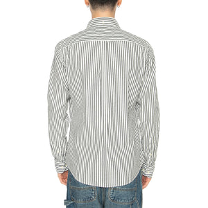 Cresswell Seersucker Shirt Navy - Camicia Uomo Multicolore MSH5577-NAVY . BARBOUR 