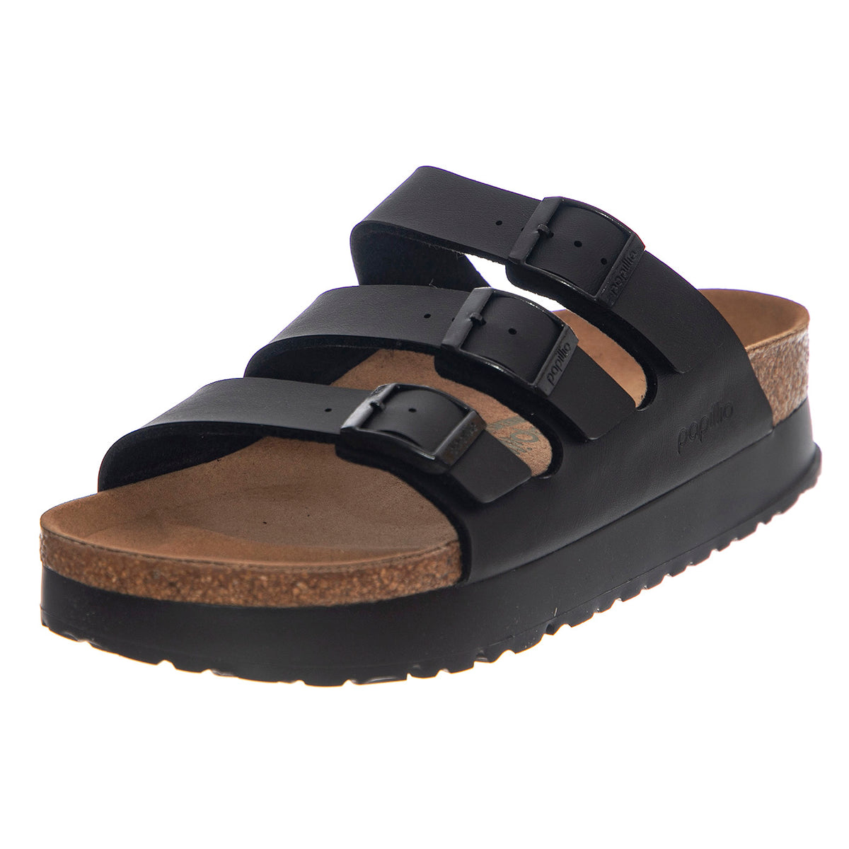 Florida Platf black veg, Birko Flor - Sandali Donna Neri 1029737 . BIRKENSTOCK 