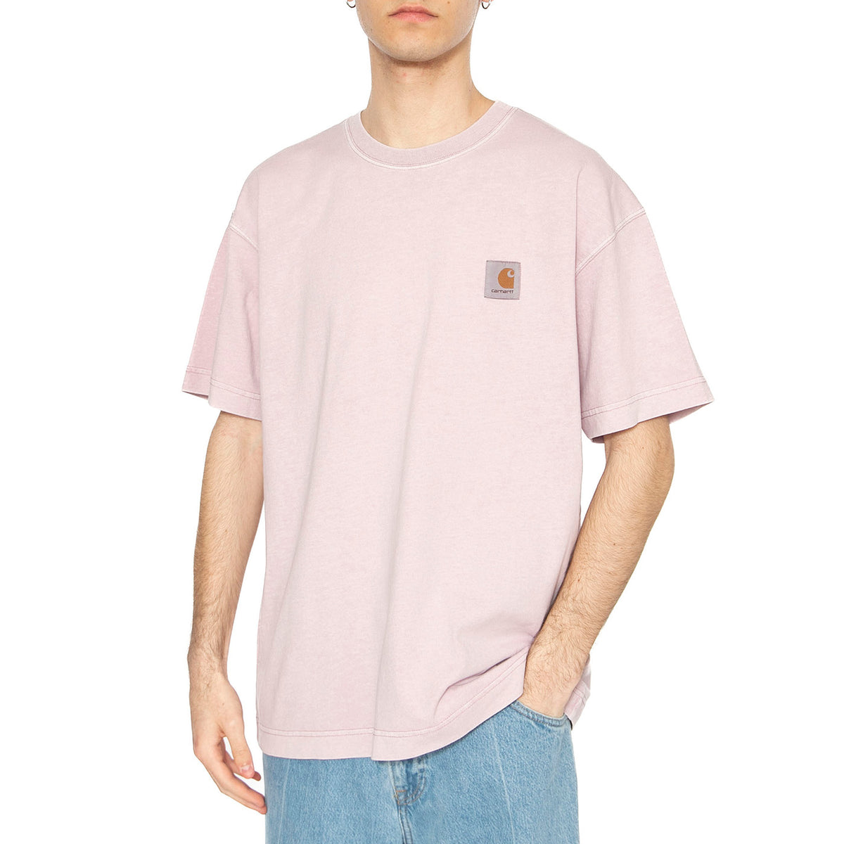 S/S Nelson T-Shirt Hortensia - Magletta Girocollo Uomo Viola I029949.2P8GD . CARHARTT WIP 