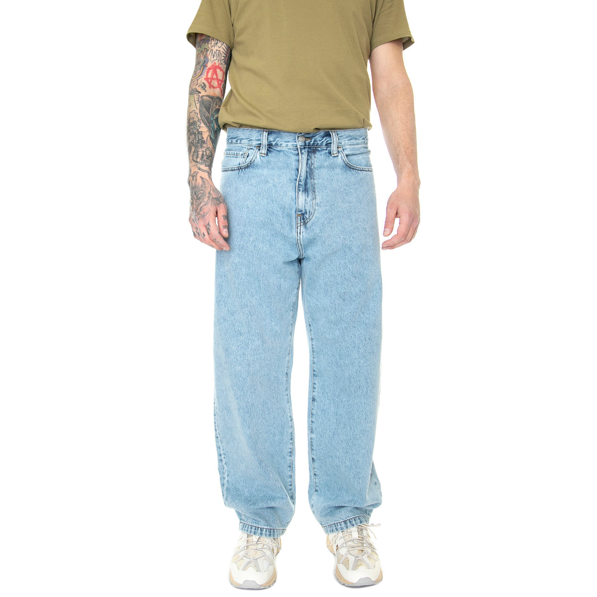 LANDON PANT BLUE - Pantaloni Denim Jeans Uomo Blu I030468.0135 . CARHARTT WIP 