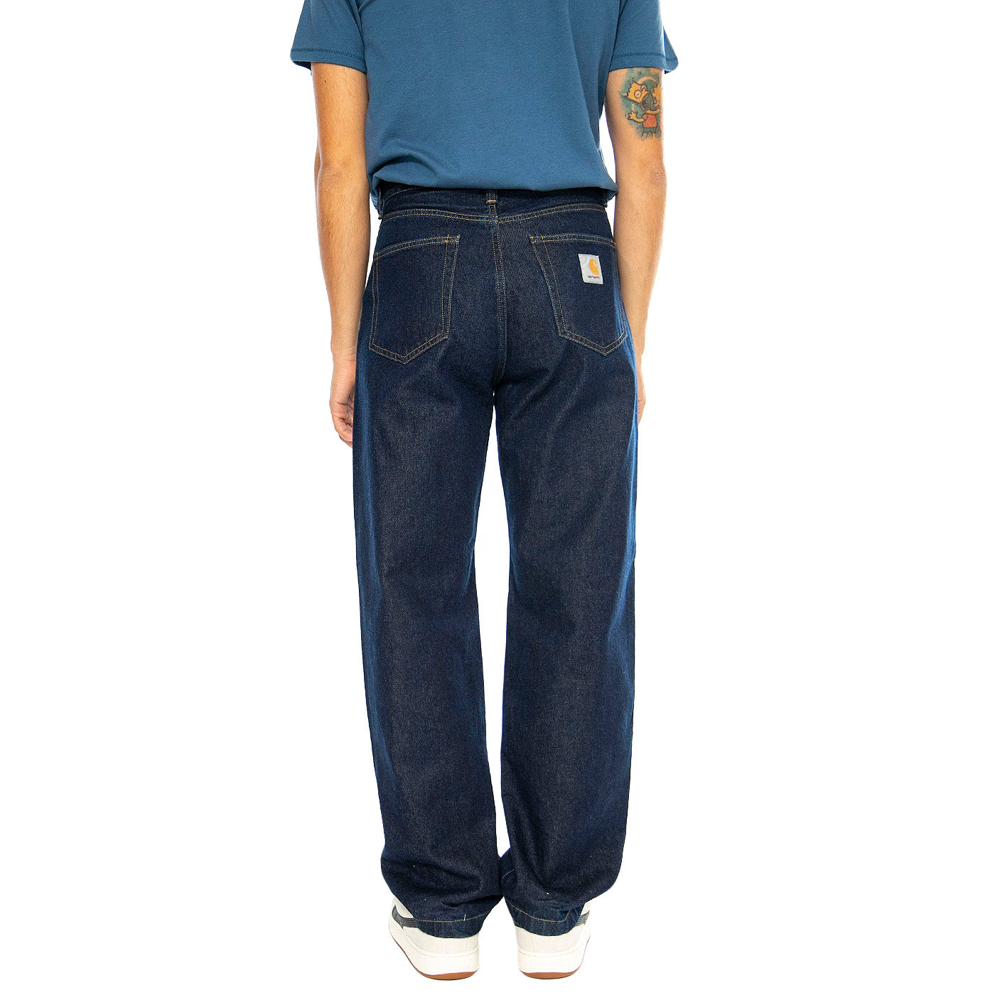 LANDON PANT BLUE RINSED - Pantaloni Denim Jeans Uomo Blu I030468.0102 . CARHARTT WIP 