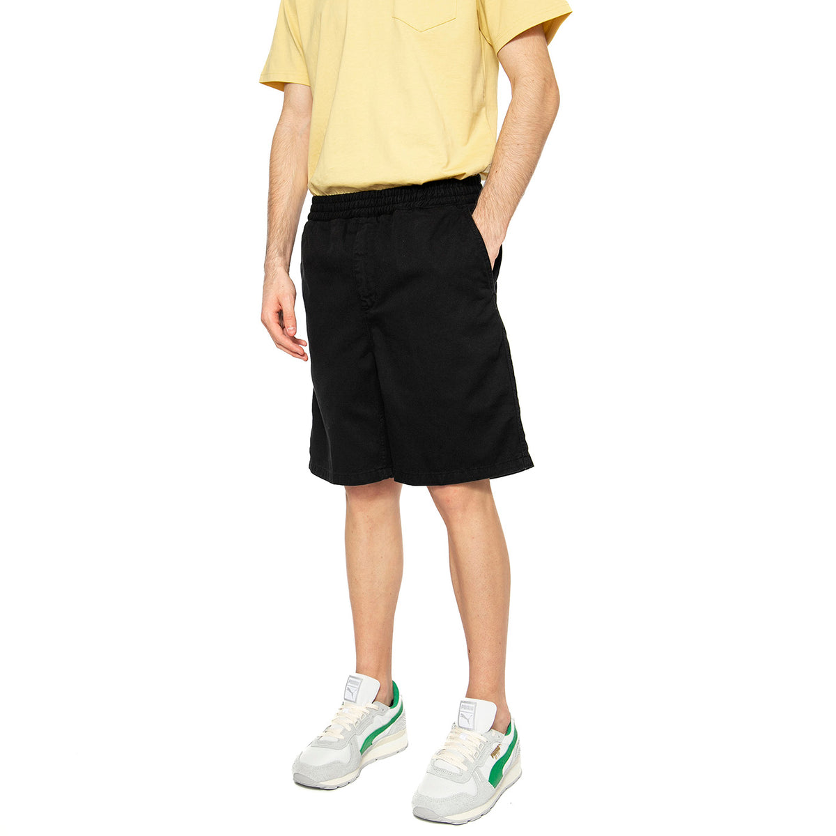 Flint Short Black - Bermuda Uomo Neri I030480.89GD . CARHARTT WIP 