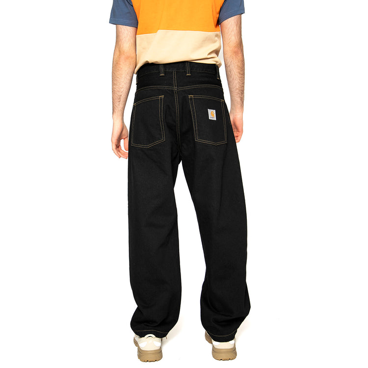 Carhartt WIP Brandon Pant Denim Smith - Pantaloni Uomo Neri I031246_89_02 . CARHARTT WIP 