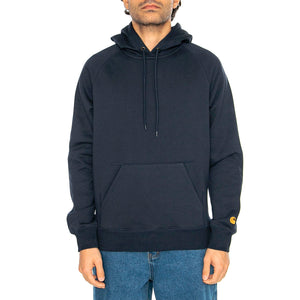 Hooded Chase Sweat Mizar / Gold - Felpa con Cappuccio Uomo Blu I033661.2MZXX . CARHARTT WIP 