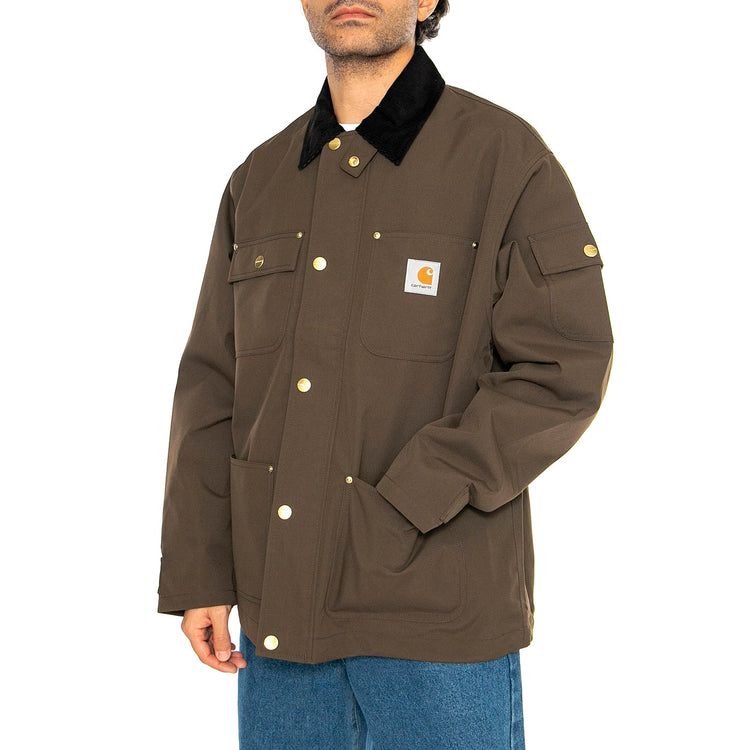 Clapton Jacket Liberica / Black - Giacca Uomo Marrone I034424.2NDXX . CARHARTT WIP 