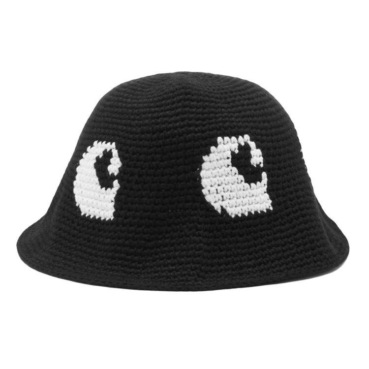 Cane Hat Black / White - Cappellino in Maglia Nero I034482.0D2XX . CARHARTT WIP 