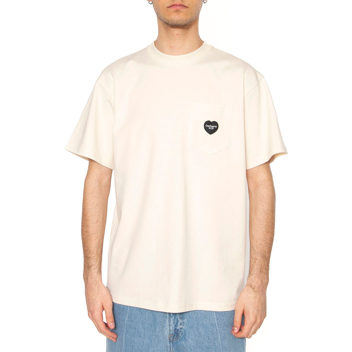 S/S Ingo Pocket T-Shirt Undyed - Maglietta Girocollo Uomo Beige I034486.32MXX . CARHARTT WIP 