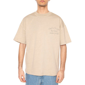 S/S Bait Shack T-Shirt Wall - Maglietta Girocollo Uomo Beige I034660.G1GD . CARHARTT WIP 