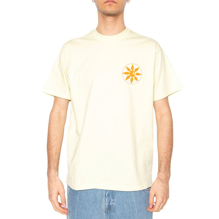 S/S Senses T-Shirt Air Green - Maglietta Girocollo Uomo Verde I034771.2P6XX . CARHARTT WIP 