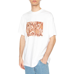 S/S Cai Arfon Bellis T-Shirt White - Maglietta Girocollo Uomo Bianca I034781.02XX . CARHARTT WIP 