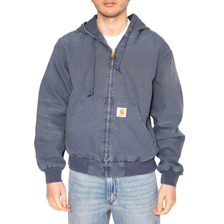 OG Active Jacket Dusky Blue - Giacca con Cappuccio Uomo Blu I034820.2OT4O . CARHARTT WIP 