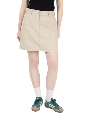 W' MAEVE DOUBLE KNEE SKIRT FLEUR DE SEL - Gonna Donna Beige I034836.2LP06 . CARHARTT WIP 