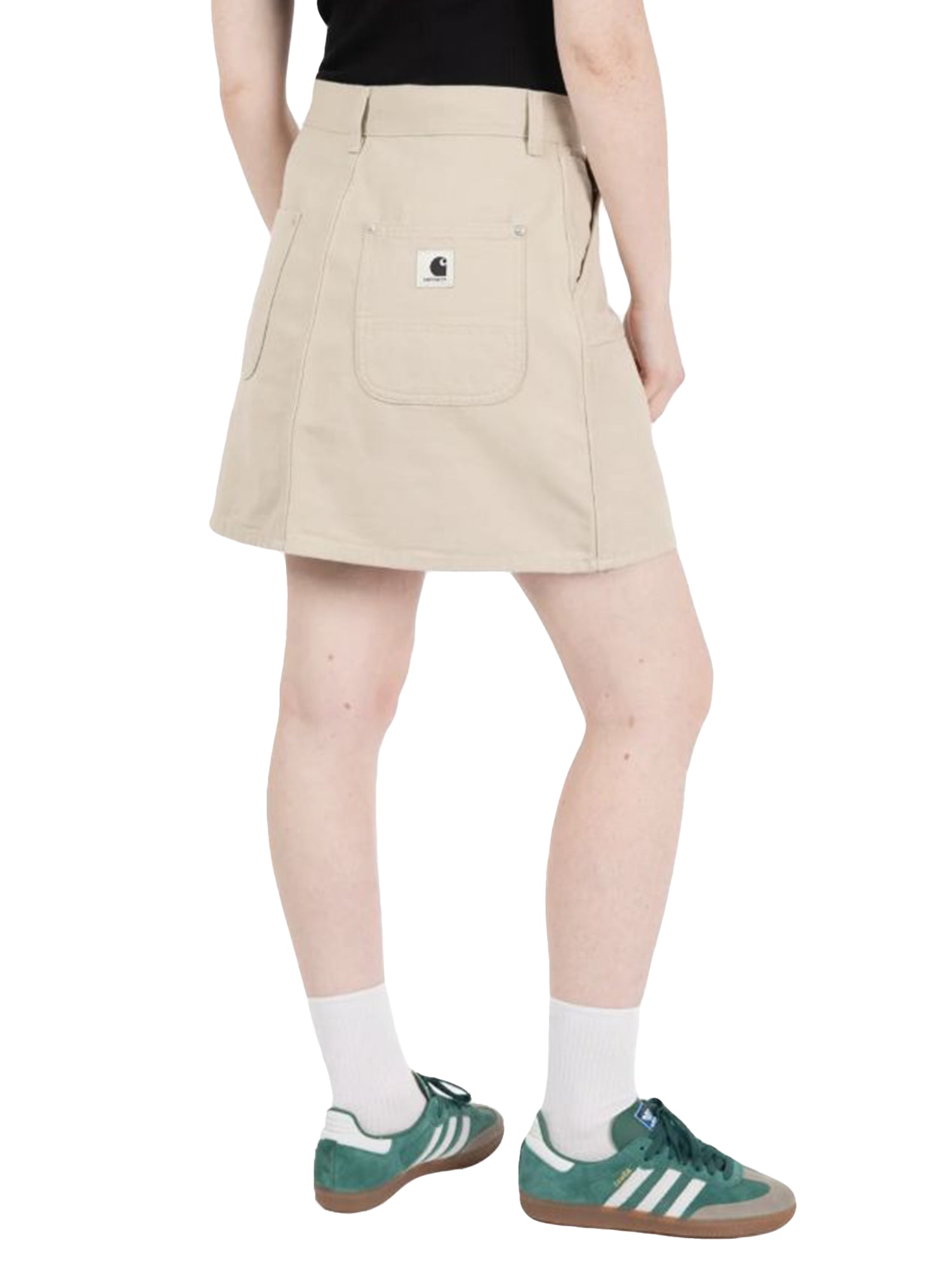 W' MAEVE DOUBLE KNEE SKIRT FLEUR DE SEL - Gonna Donna Beige I034836.2LP06 . CARHARTT WIP 