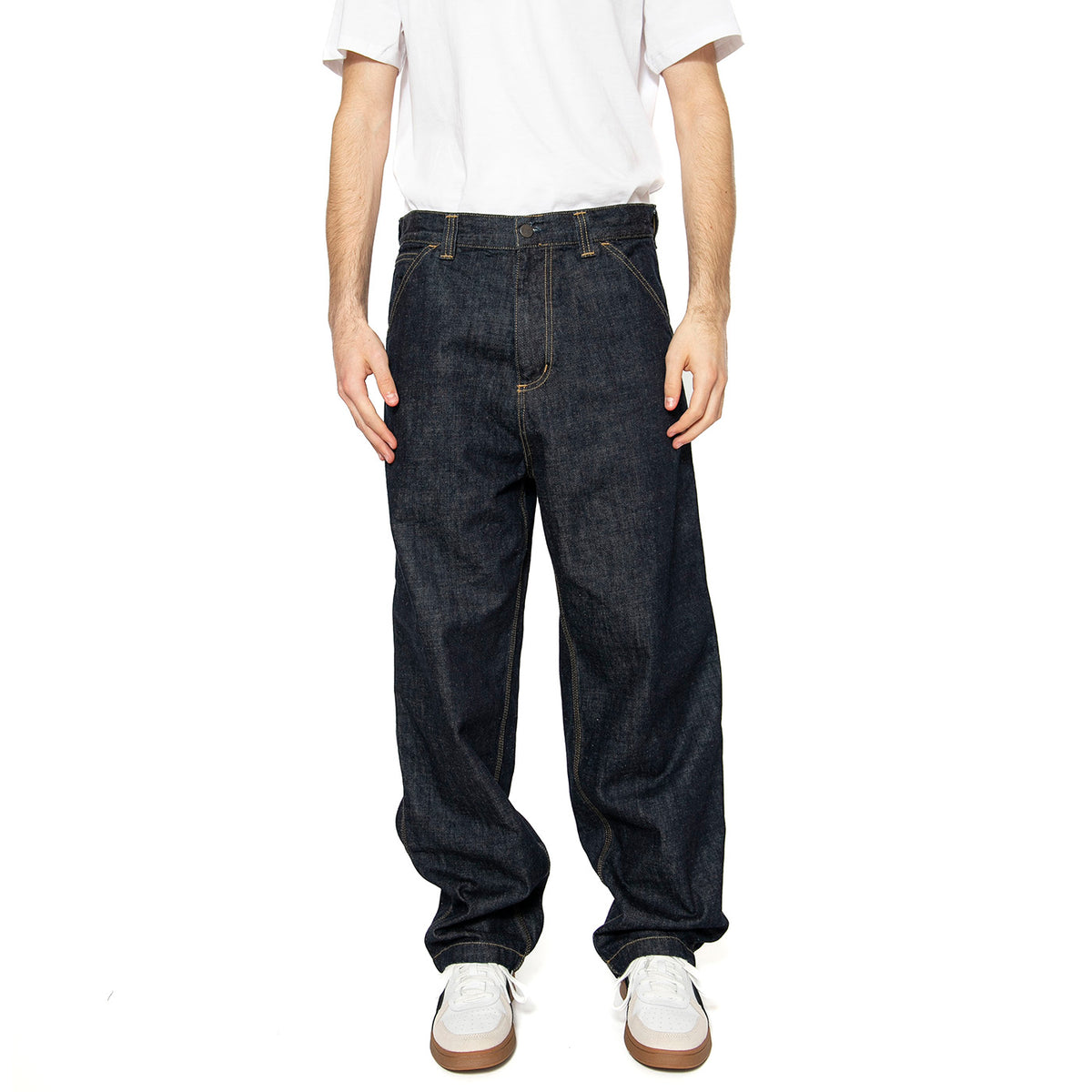 OG SINGLE KNEE PANT BLUE - Pantaloni Denim Jeans Uomo Blu I034871.0102 . CARHARTT WIP 