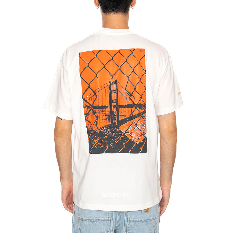 San Fran T-Shirt Bone - Maglietta Girocollo Uomo Bianca 6010155 . CAT 